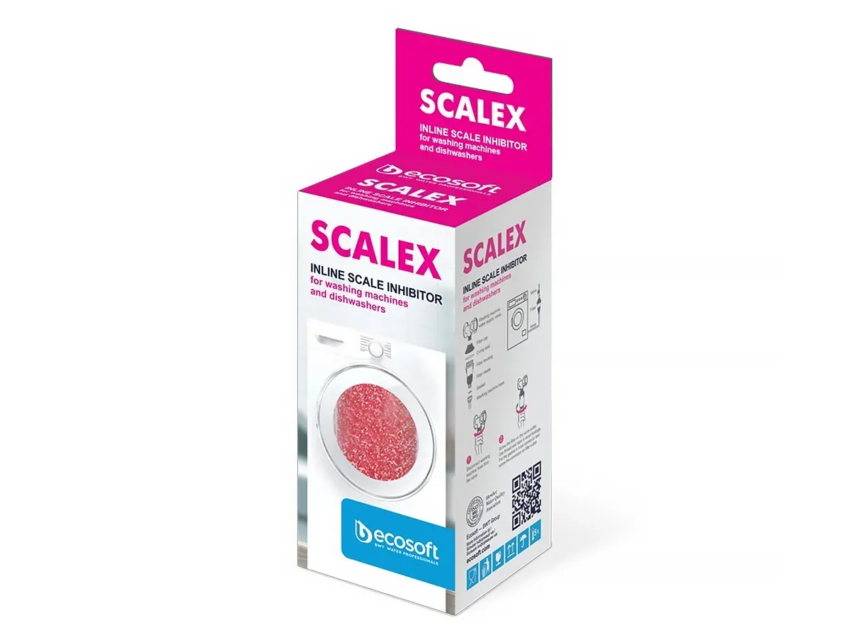 Filtru de calcar ECOSOFT SCALEX pentru mașini de spălat și mașini de spălat vase 3/4"