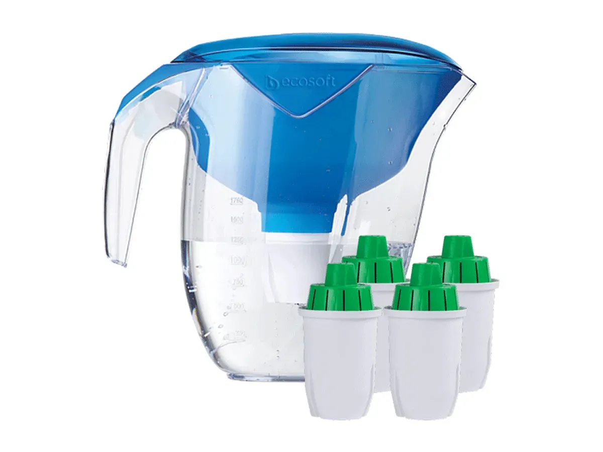 Filtru ECOSOFT NEMO albastru + 5 cartușe