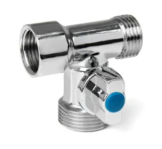 Robinet pentru tee IN LINIE 1/4"x1/4"