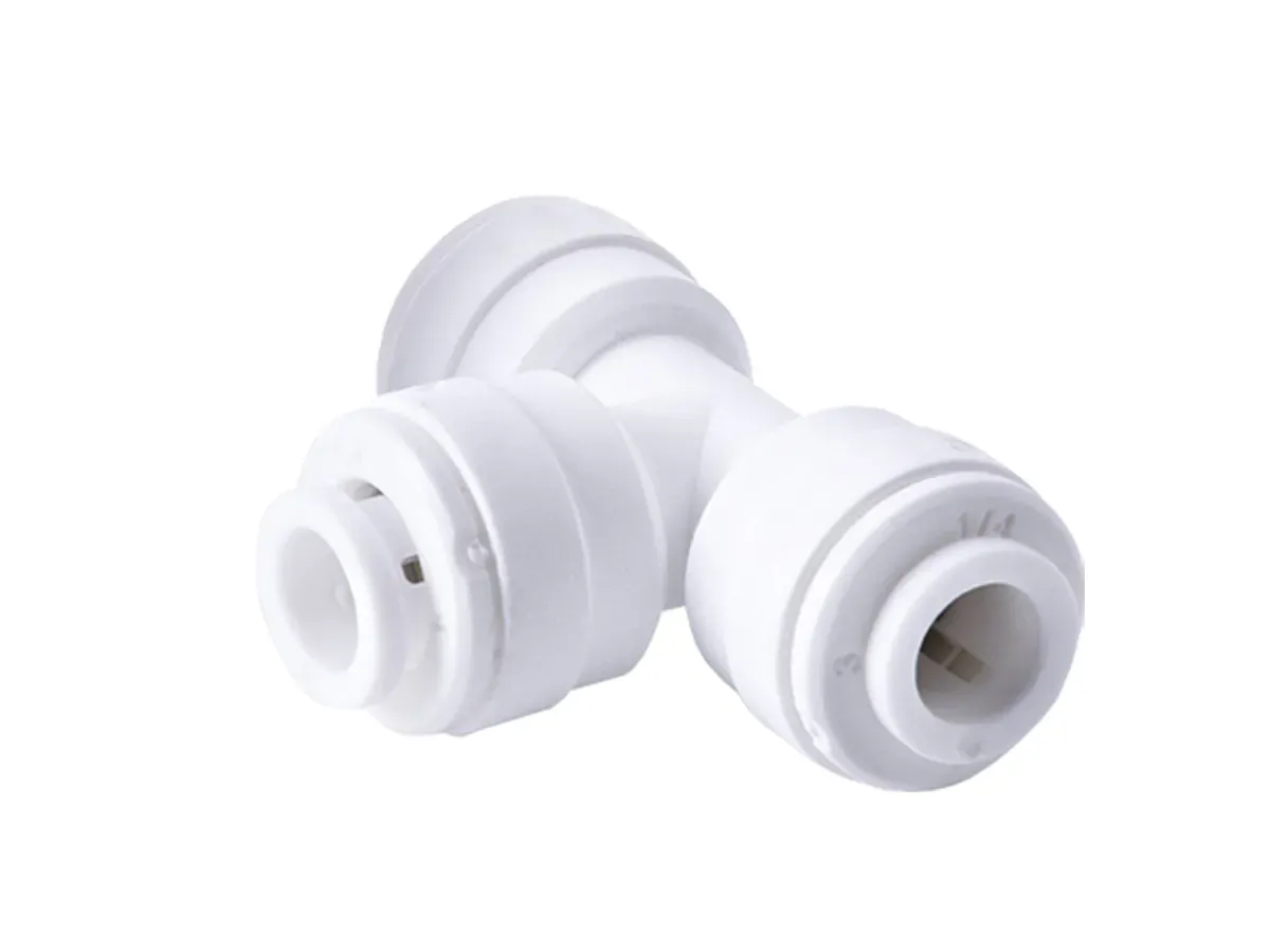Piesă în T cu împingere 1/4"x1/4"x1/4" pentru sisteme de osmoză inversă