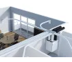 Recuperator de aer cu sistem de ventilație de alimentare și evacuare Mitsubishi Electric VL-250CZPVU-R-EG (debit de aer 250 m3/h)
