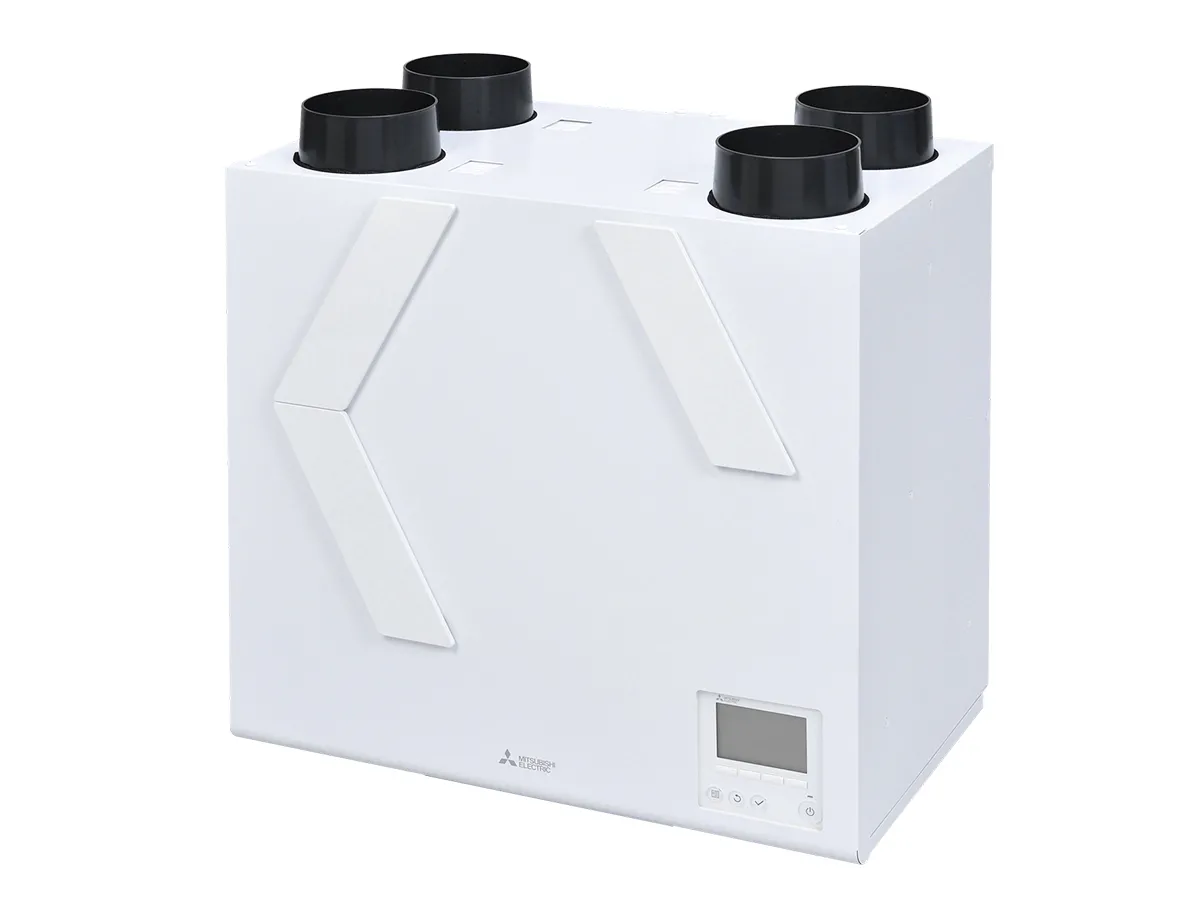 Recuperator de aer cu sistem de ventilație de alimentare și evacuare Mitsubishi Electric VL-350CZPVU2-L-EG (debit de aer 350 m3/h)