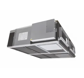 Recuperator de aer cu sistem de ventilație de alimentare și evacuare de tip Mitsubishi Electric LGH-250RVXT-E-1 (debit de aer 2500 m³/h)