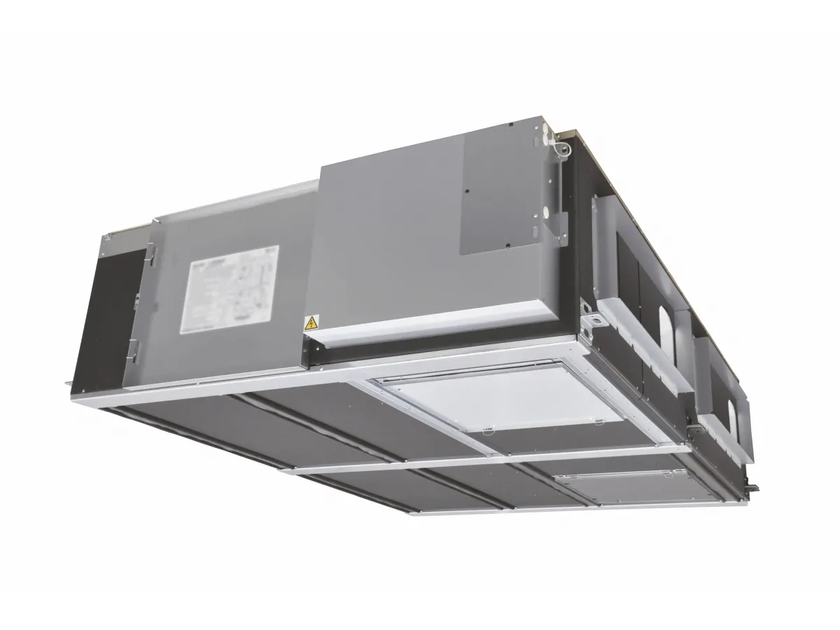 Recuperator de aer cu sistem de ventilație de alimentare și evacuare de tip Mitsubishi Electric LGH-250RVXT-E-1 (debit de aer 2500 m³/h)