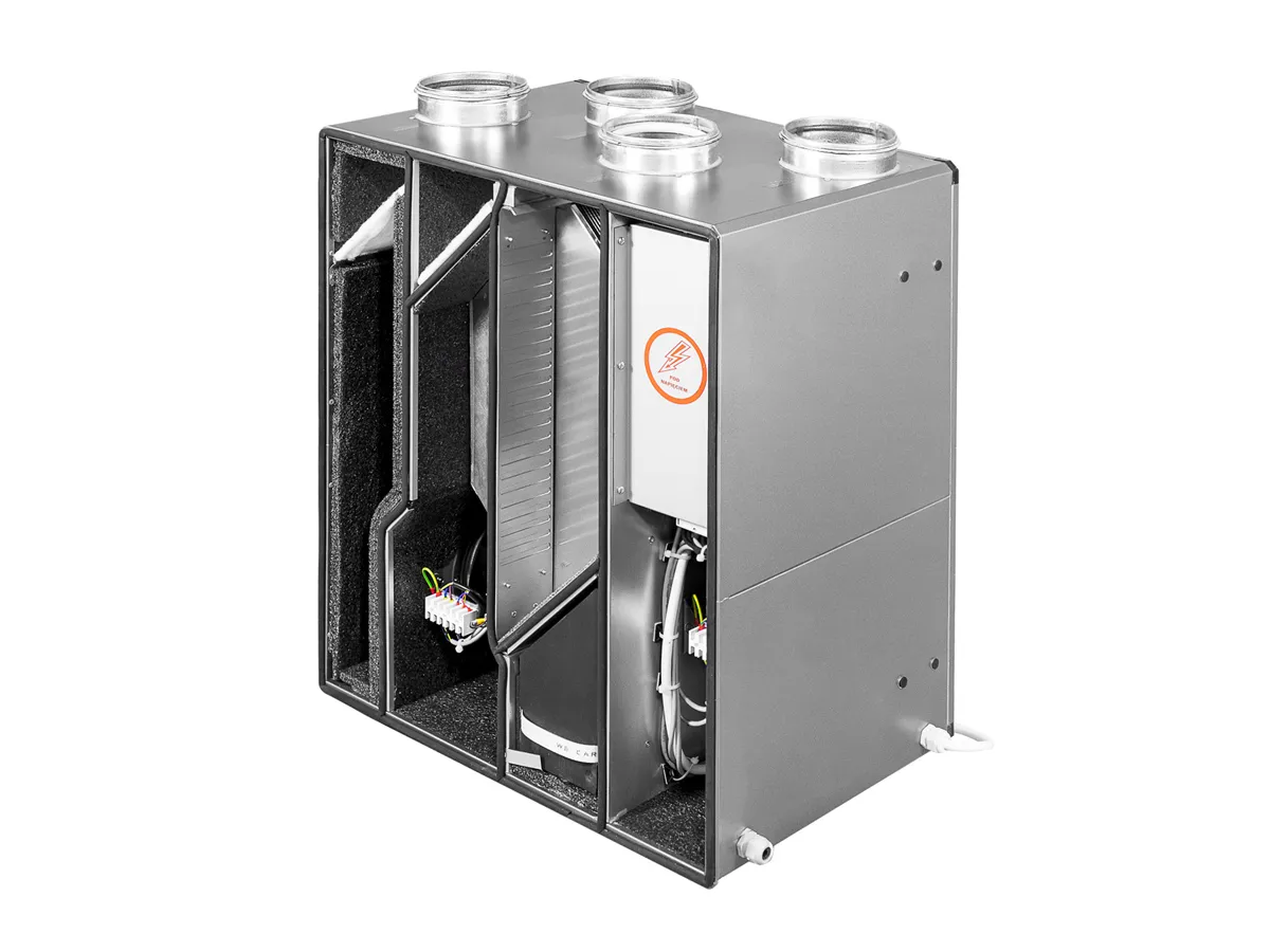 Recuperator de aer cu sistem de ventilație de alimentare și evacuare NEOVENT KNV LUX (debit de aer 840 m³/h)