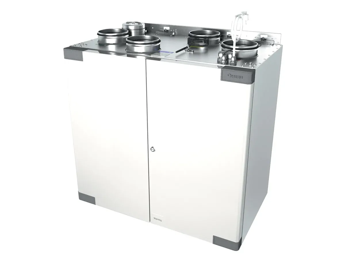Recuperator de aer cu sistem de ventilație de alimentare și evacuare OSTBERG HERU 160 T EC-y2 LE (debit de aer 659 m³/h)