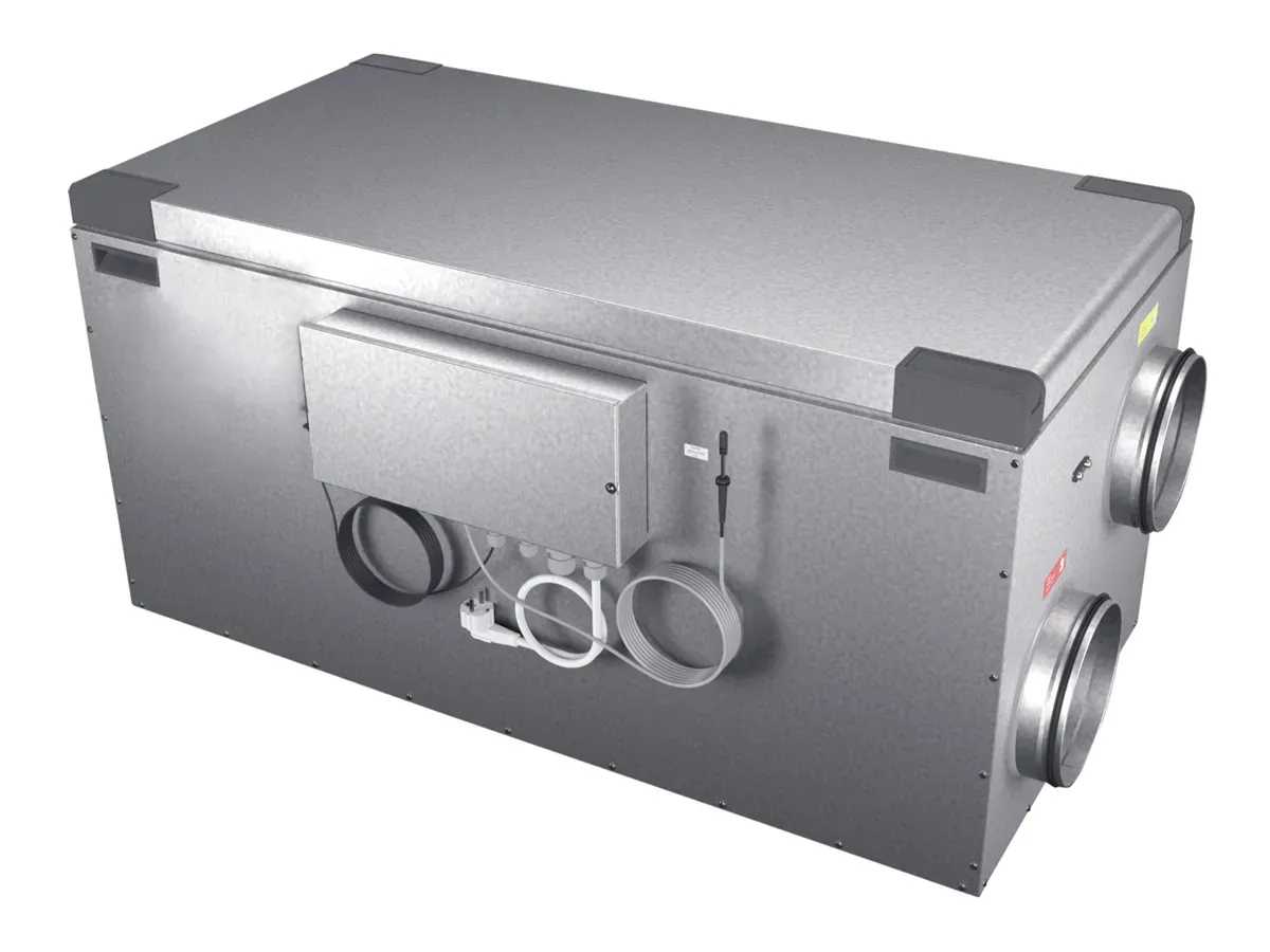 Recuperator de aer cu sistem de ventilație de alimentare și evacuare OSTBERG HERU 300 S EC-y2 (debit de aer 1192 m³/h)