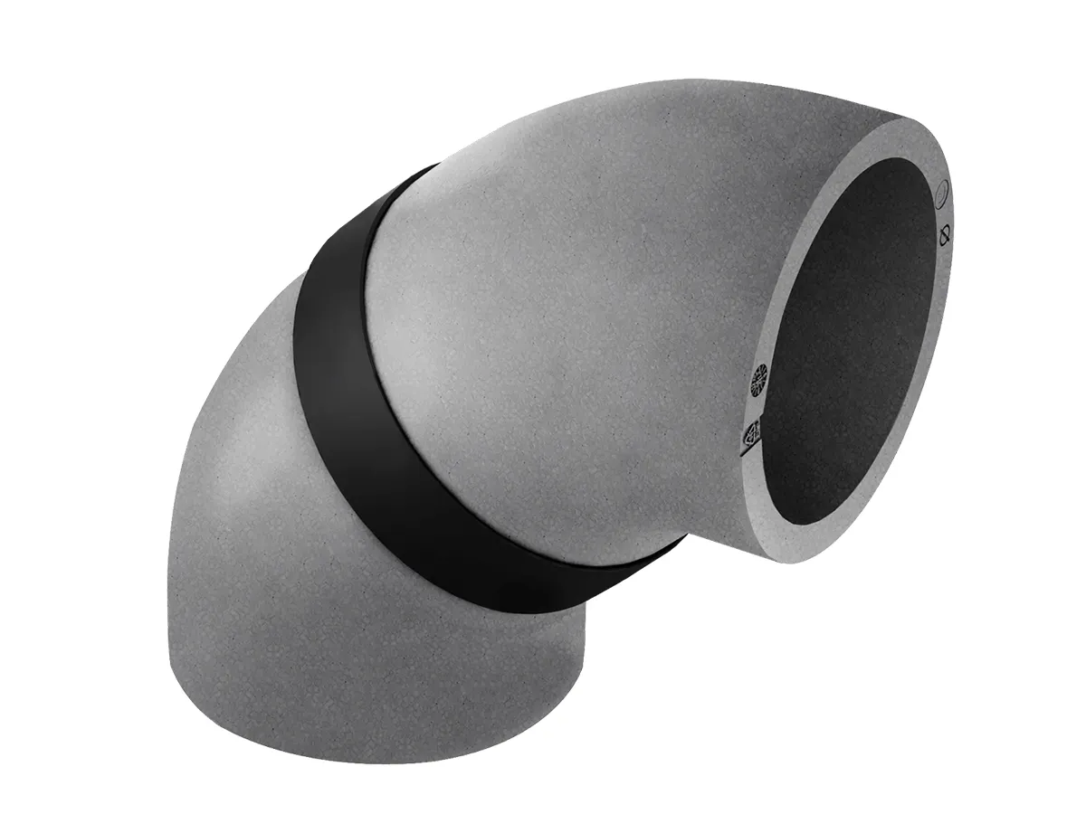 Cot 45° izolat Heatpex ARIA ADURO Ø125 mm pentru ventilatie
