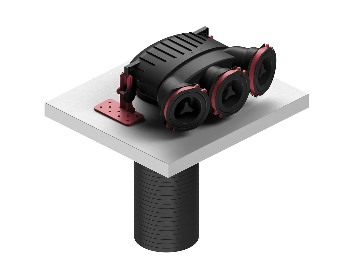 Пленум-коробка HEATPEX ARIA CONNECT (3 x Ø75 мм)