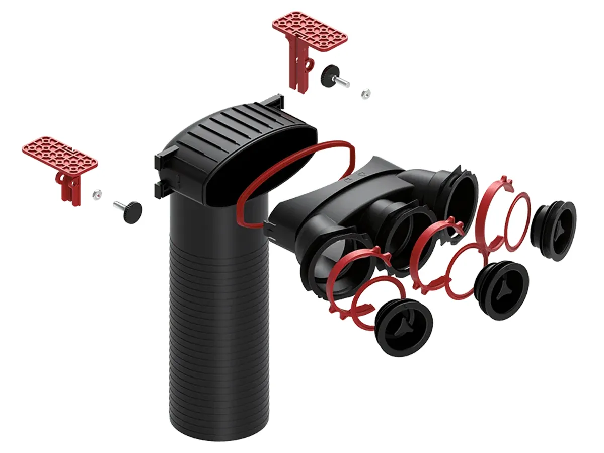 Пленум-коробка HEATPEX ARIA CONNECT (3 x Ø75 мм)